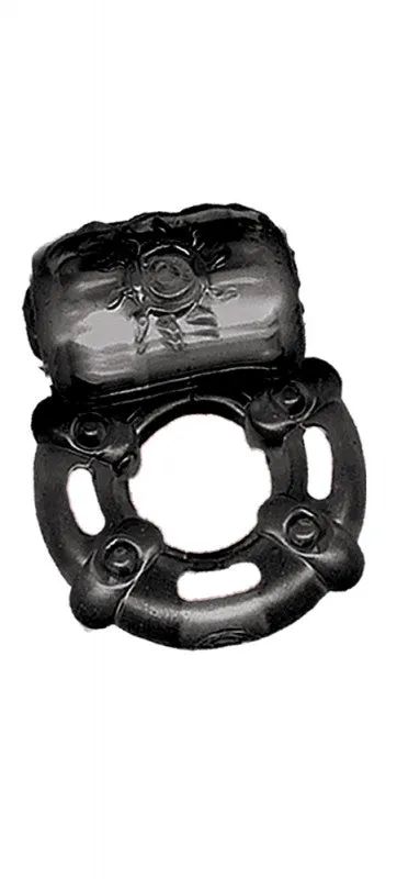 Anal | The Macho Stallions Pulsating Erection Keeper - Black - Nasstoys