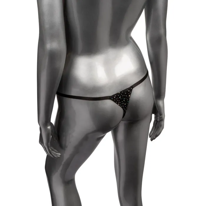 CalExotics Plus Size | Radiance Plus Size Crotchless Thong - Black CalExotics Plus Size | Radiance Plus Size Crotchless Thong - Black