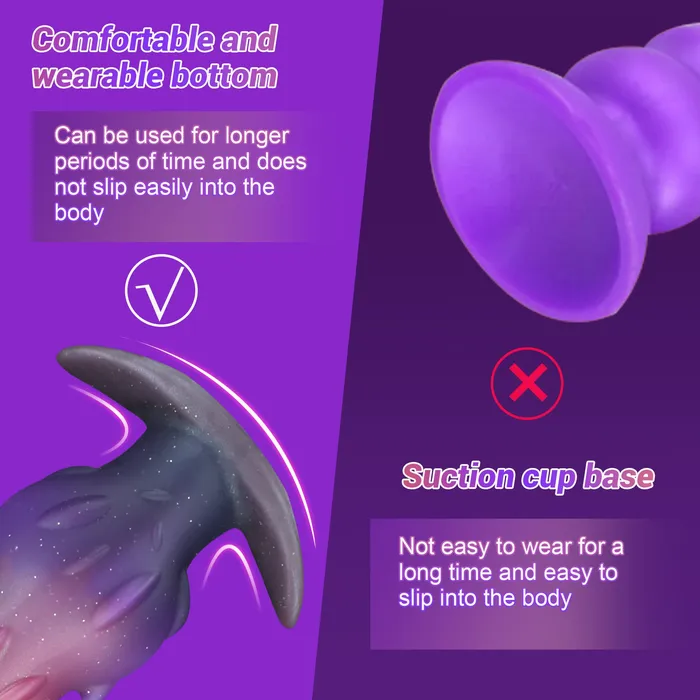 Laphwing Purpurea Silicone Anal Plug Wearable With T-Base Design - Laphwing | Male Sex Toys Laphwing Purpurea Silicone Anal Plug Wearable With T-Base Design - Laphwing | Male Sex Toys