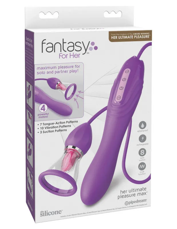 Pipedream Vibrators Her Ultimate Pleasure Max Purple