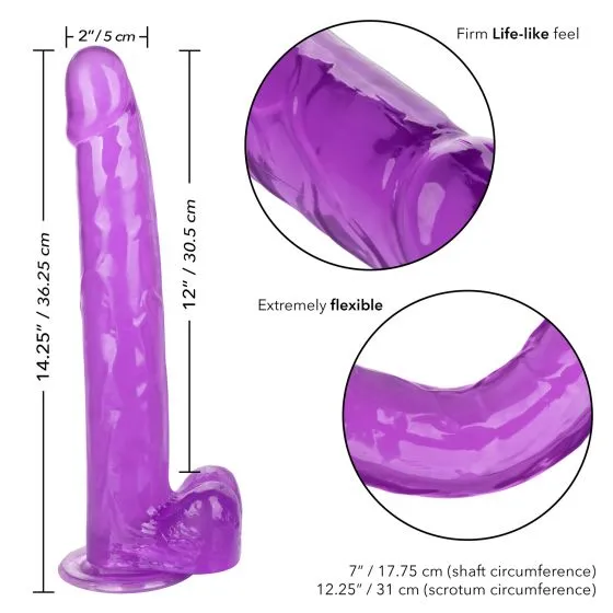 Vibrators | California Exotic Novelties Size Queen 12in Purple
