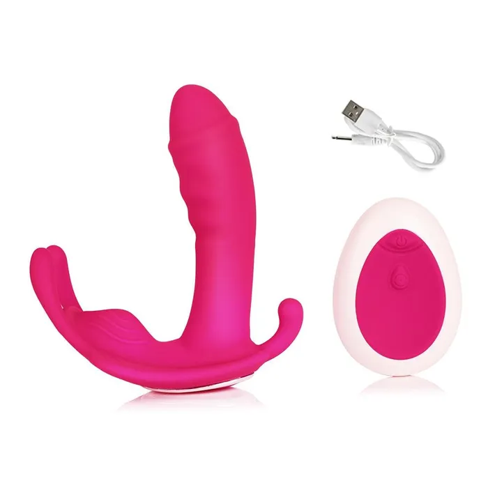 18+sexyshop Vibrators | 3 em 1 - Vibrador Calcinha Borboleta com Controle