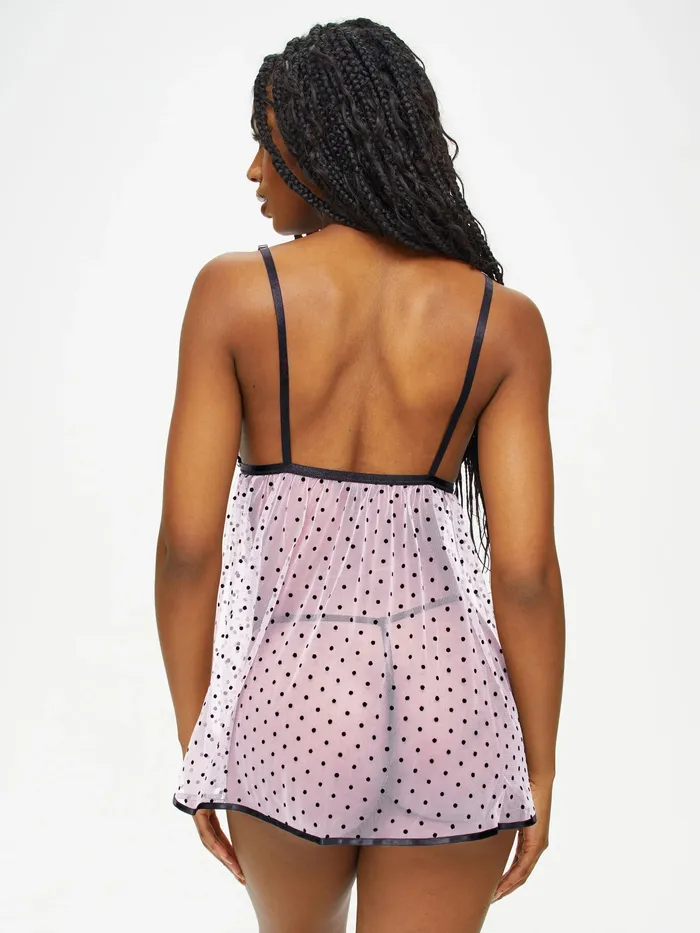 Ann Summers Anal | The Mesmerising Babydoll Set Pale Pink
