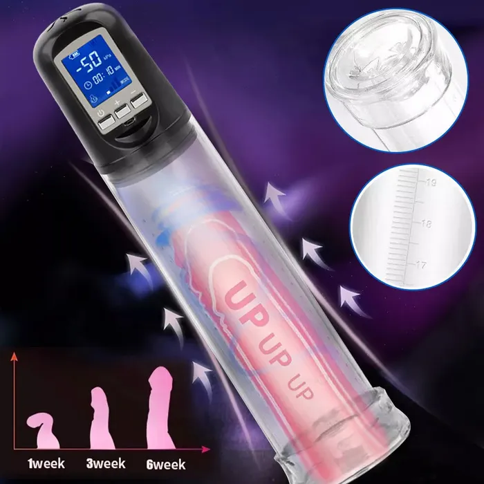Automatic Suction Electric Vacuum Penis Pump Enlarger Power Up Cock Extender UK secretera Male Sex Toys