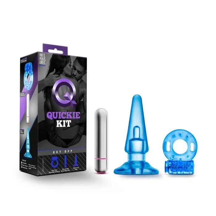 Blush Novelties Vibrators Quickie Kit Get Off Blue