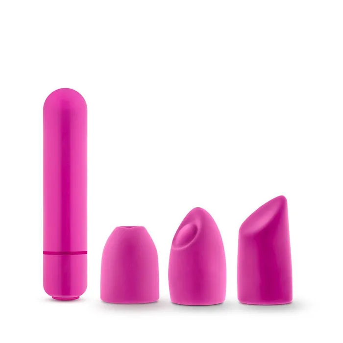 Blush Novelties Vibrators Rose Euphoria Single Speed Bullet With Tips Pink Blush Novelties Vibrators Rose Euphoria Single Speed Bullet With Tips Pink