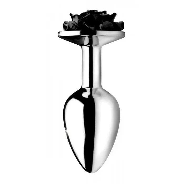 Booty Sparks Black Rose Anal Plug Medium | XR Brands Male Sex Toys