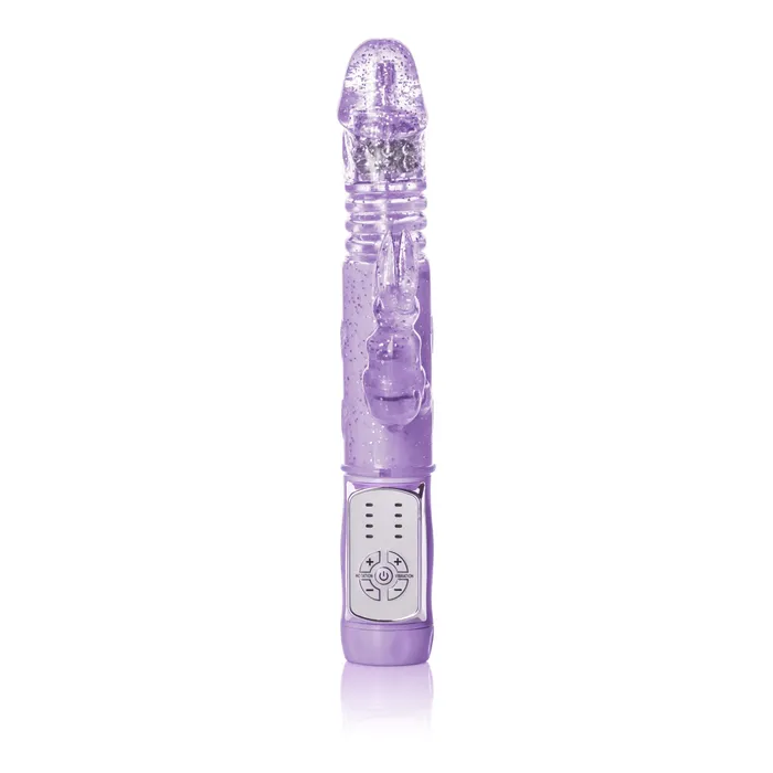CalExotics Vibrators Petite Thrusting Jack Rabbit Purple