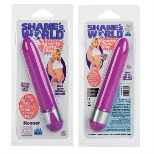 CalExotics Vibrators Shanes World Sorority Party Vibe Nooner Purple
