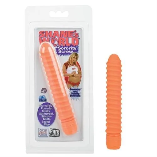 CalExotics Vibrators Shanes World Sorority Screw Vibe Orange