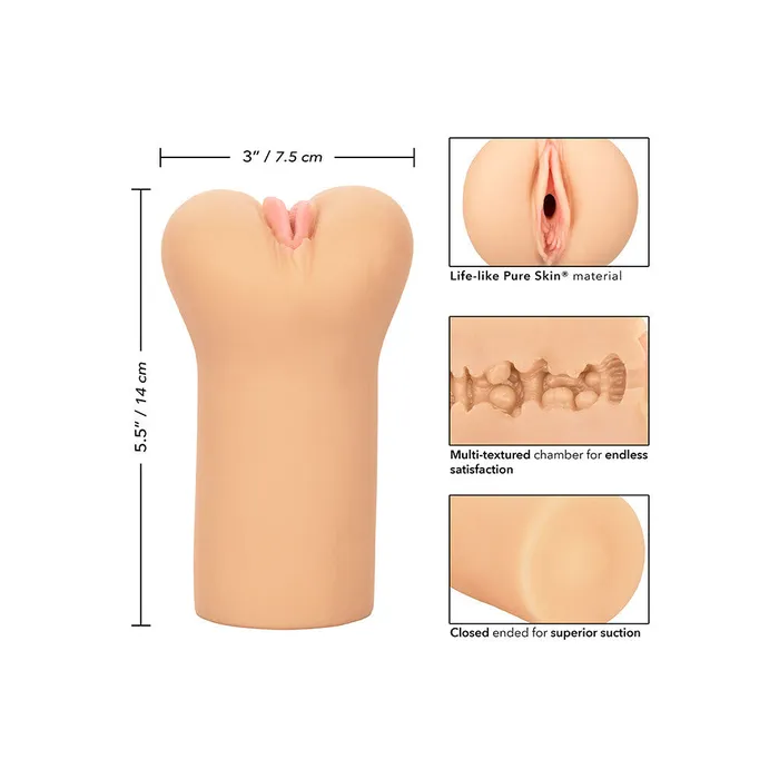 California Exotic Boundless Vulva Masturbator Flesh Pink | Male Sex Toys