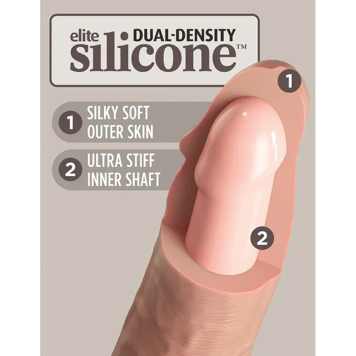Dildos | PipeDream King Cock Elite 6 Inch Dual Density Dildo Caramel Dildos | PipeDream King Cock Elite 6 Inch Dual Density Dildo Caramel