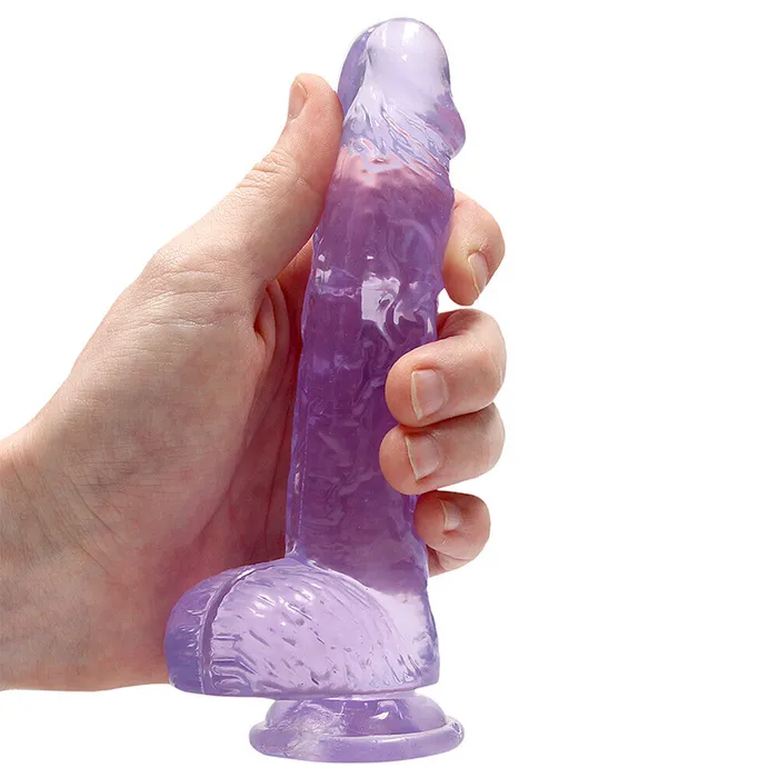 Dildos | Shots Toys RealRock 6 Inch Purple Realistic Crystal Clear Dildo Dildos | Shots Toys RealRock 6 Inch Purple Realistic Crystal Clear Dildo