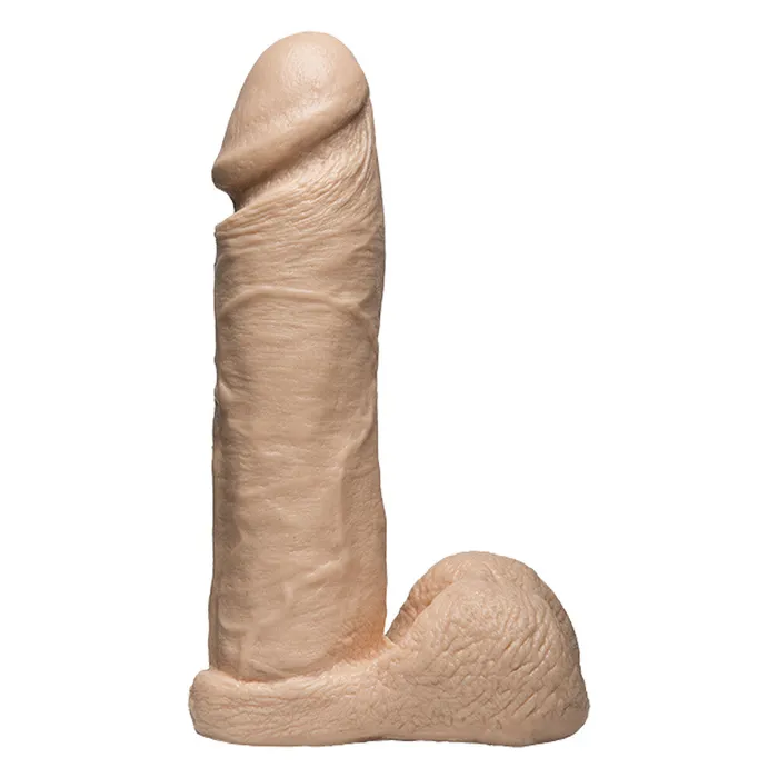 Dildos VacULock 8 Inch Realistic Cock Attachment Flesh Pink Doc Johnson