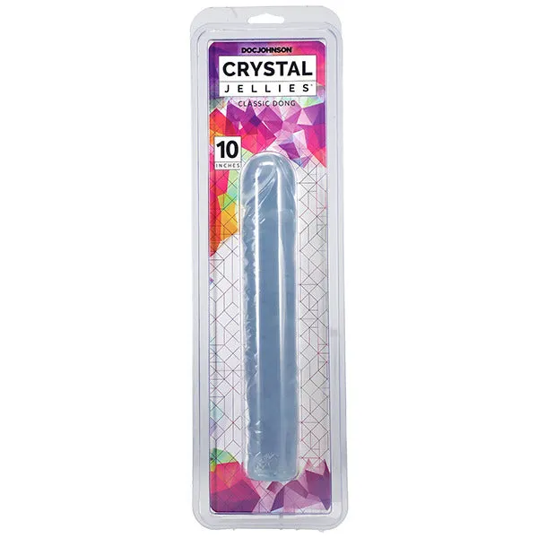 Doc Johnson Dildos | Crystal Jellies 10 Inch Dong Clear Doc Johnson Dildos | Crystal Jellies 10 Inch Dong Clear