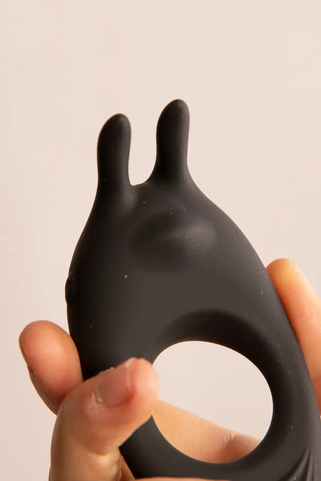 Male Sex Toys | SCALA Lotus Cock Ring Vibrante Nero