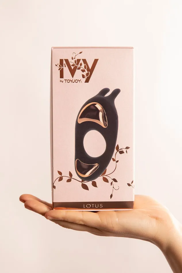 Male Sex Toys | SCALA Lotus Cock Ring Vibrante Nero