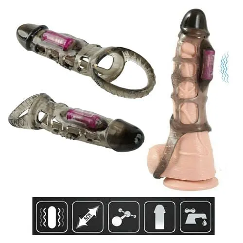 Male Sex Toys | Vibrating-Penis-Cock-Toy-Ring-Sleeve-Condom-Vibrator-Sex-for Couple-Men-Enhancer - Yourlovelychoices Male Sex Toys | Vibrating-Penis-Cock-Toy-Ring-Sleeve-Condom-Vibrator-Sex-for Couple-Men-Enhancer - Yourlovelychoices