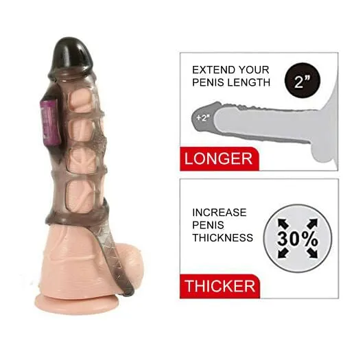 Male Sex Toys | Vibrating-Penis-Cock-Toy-Ring-Sleeve-Condom-Vibrator-Sex-for Couple-Men-Enhancer - Yourlovelychoices Male Sex Toys | Vibrating-Penis-Cock-Toy-Ring-Sleeve-Condom-Vibrator-Sex-for Couple-Men-Enhancer - Yourlovelychoices