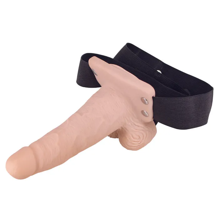 Nasswalk Toys Dildos Erection Assistant Hollow Vibrating StrapOn 6 inch Flesh Pink Nasswalk Toys Dildos Erection Assistant Hollow Vibrating StrapOn 6 inch Flesh Pink