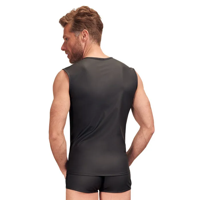 NEK Anal | NEK Matte Look Sleeveless Shirt Black