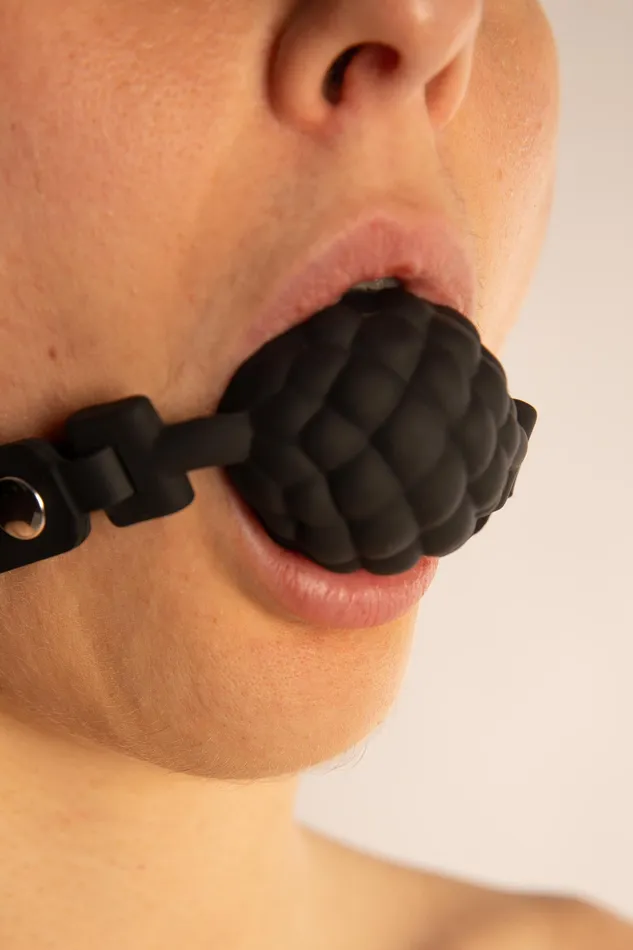 O-PRODUCTS Male Sex Toys | Fancy Gag Ball in Silicone
