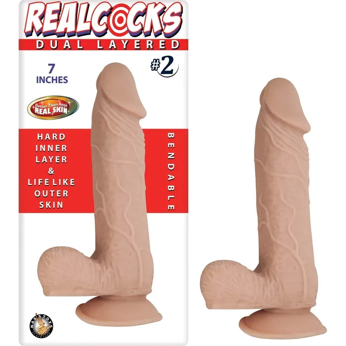 Realcocks Dual Layered 2 Flesh Nasstoys Dildos