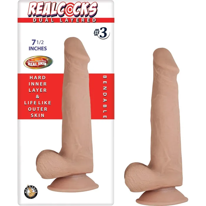 Realcocks Dual Layered 3 Flesh Nasstoys Dildos