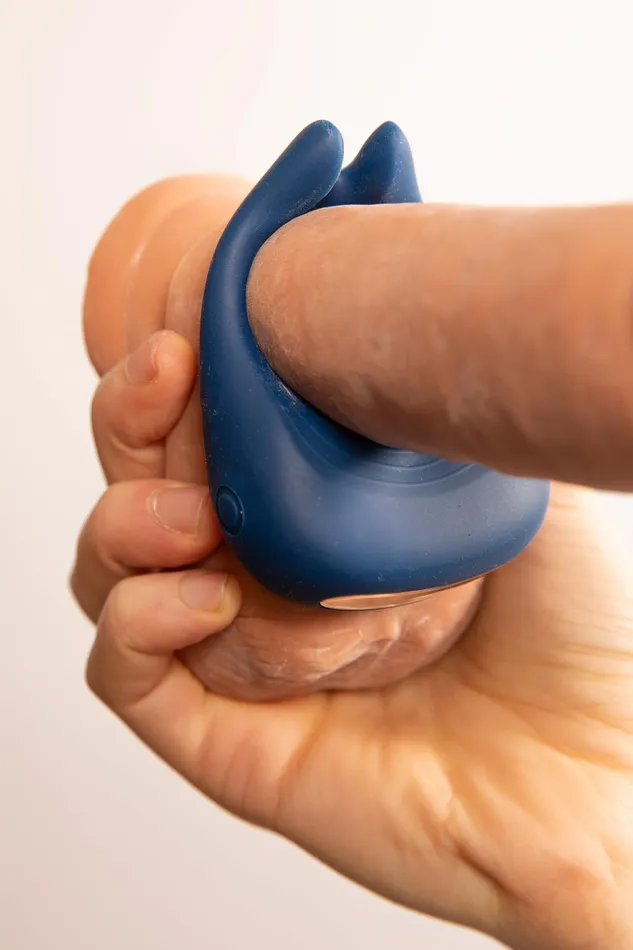 SHOTS Cock Ring Vibrante Blu | Male Sex Toys
