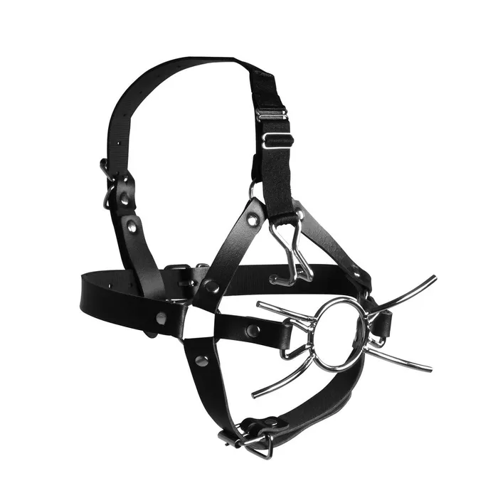 Shots Toys Female Sex Toys | Ouch Xtreme Head Harness With Spider Gag And Nose Hooks