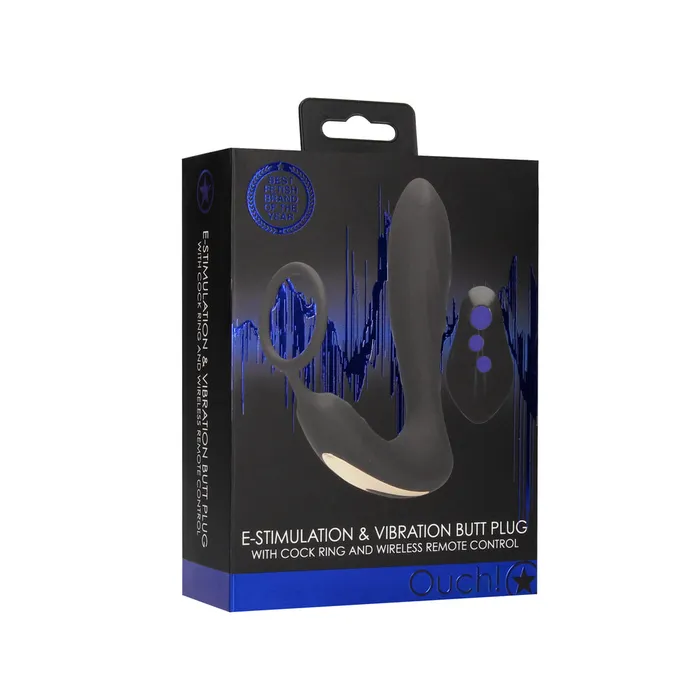 Shots Toys Male Sex Toys | Ouch E Stimulation And Vibration Butt Plug And Cock Ring Shots Toys Male Sex Toys | Ouch E Stimulation And Vibration Butt Plug And Cock Ring