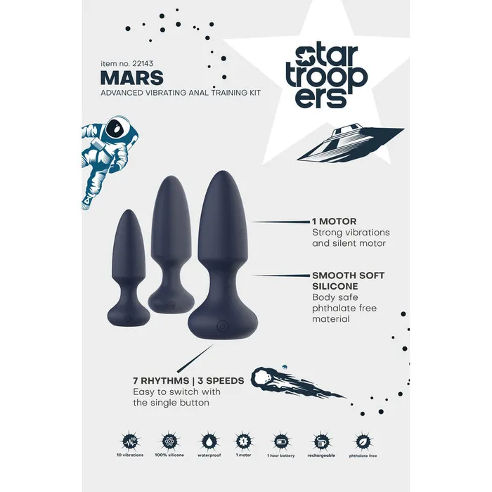 Startroopers Mars Advanced Vibrating Anal Vibe Kit | Dream Toys Anal
