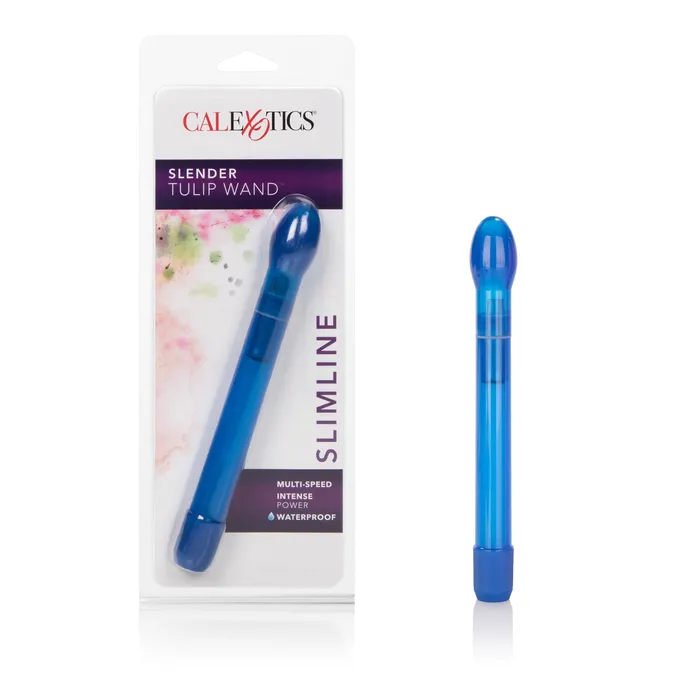 Vibrators CalExotics Slender Tulip Wand Cobalt