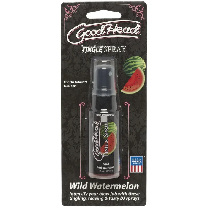 Vibrators Doc Johnson Goodhead Tingle Spray 1 Fl Oz Wild Watermelon