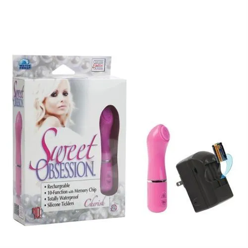 Vibrators Sale Sweet Obsession Cherish Rechargeable Massager Pink