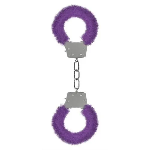 Vibrators Shots Ouch Pleasure Handcuffs Furry Purple