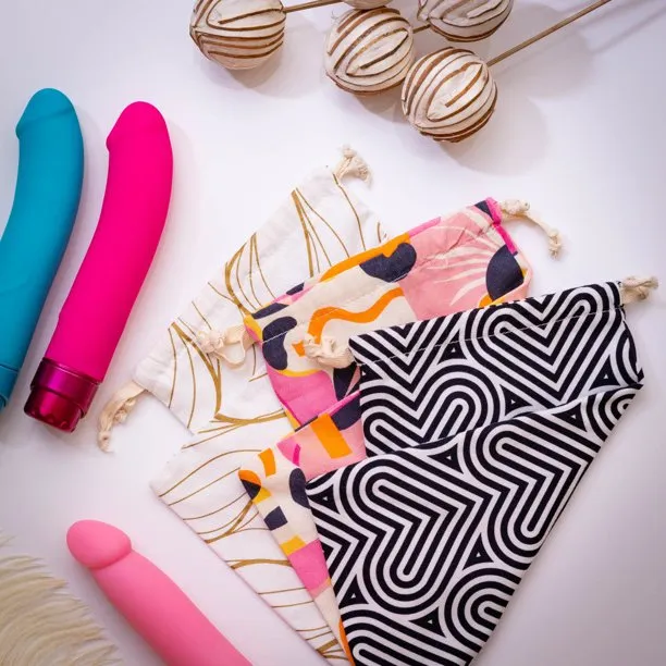 Vibrators | The Collection Cute Cotton Toy Bag